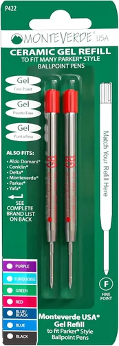 Vista 24 de Monteverde® Capless Gel Refills to Fit Parker
