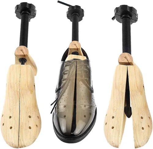 Vista 6 de Ensanchador de zapatos ajustable de madera para hombres y mujeres 1 unidad