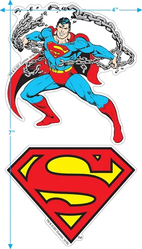 Vista 4 de Popfunk Camiseta clásica con logotipo de Superman S Shield