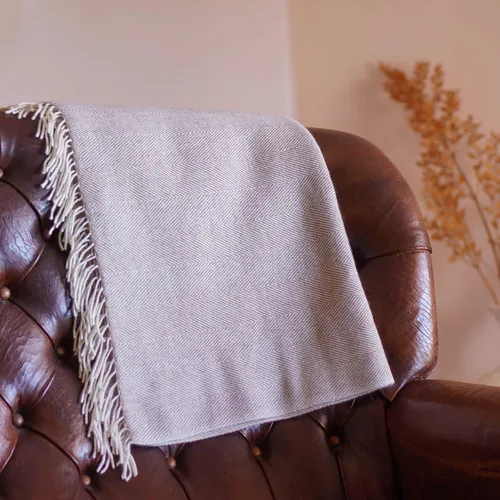 Vista 3 de Borges & Scott Manta 30% Cashmere 70% Merino - Cinnamon HB