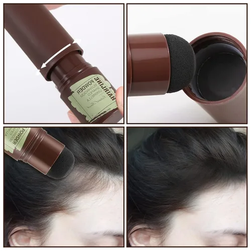 Vista 3 de Boobeen Barra de polvo de línea capilar para cabello fino, retoque y corrector de raíces para pérdida de cabello