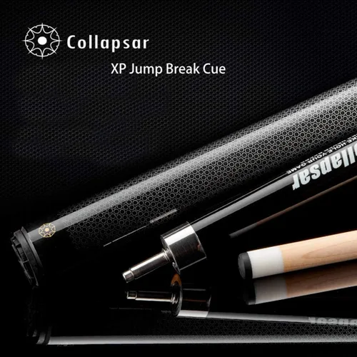 Vista 5 de XP Jump Break Cue - Palos de piscina de 58 pulgadas, 3 piezas, eje de arce de liberación rápida, 19.5 20 onzas Blanco