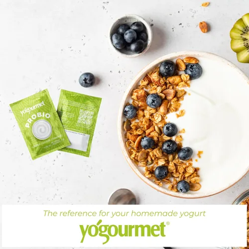 Vista 4 de Yogourmet Yogur probiótico, iniciador liofilizado, 1 oz