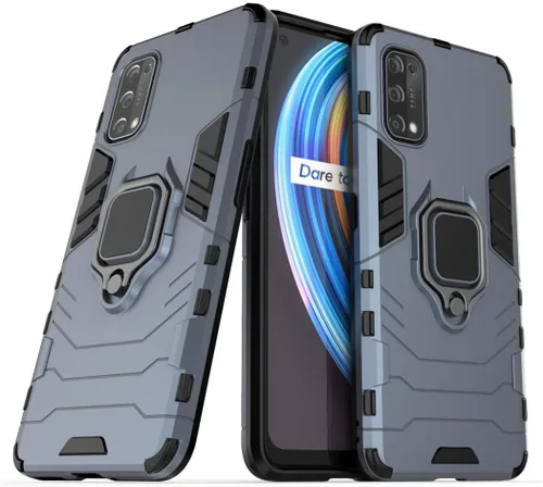 Vista 8 de LuluMain - Funda compatible con Oppo Realme X7, Realme V15 5G, soporte de anillo de metal a prueba de golpes