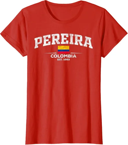 Vista 86 de Camiseta Pereira Colombia, Negro