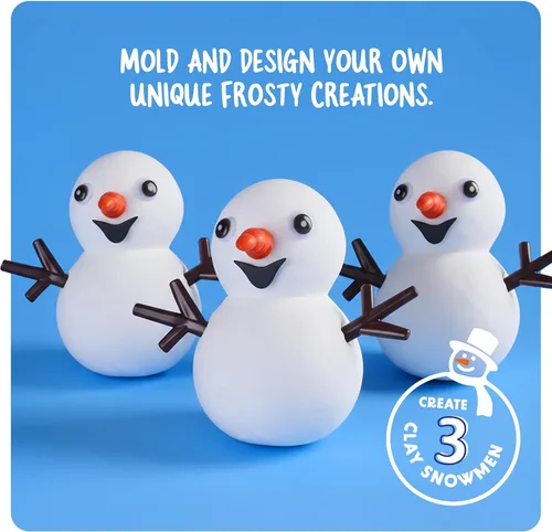 Vista 6 de Dan&Darci Kit de fabricación de muñeco de nieve para niños, kits de manualidades para niñas, niños, niños pequeños, niños, niños pequeños