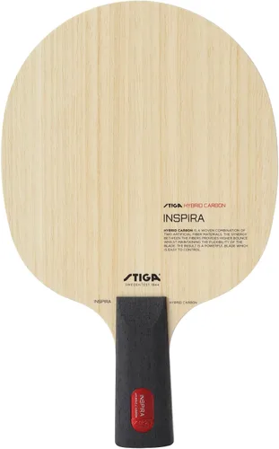 Vista 7 de STIGA Inspira - Cuchilla de tenis de mesa híbrida de carbono, cuchilla profesional ofensiva con máximo control y potencia