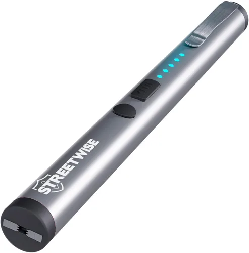 Vista 11 de Streetwise Pain Pen 25,000,000 voltios Pistola paralizante para autoprotección - Lápiz táctico paralizante para mujeres y hombres, recargable por