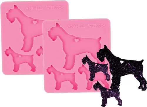 Vista 21 de Shiny Bear Family - Molde para llavero de resina para hacer manualidades con arte epoxi