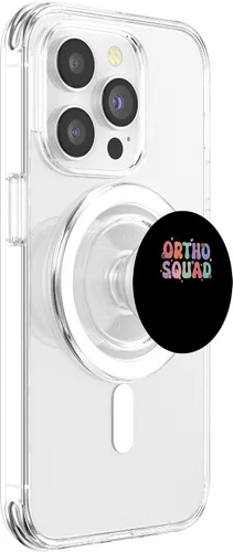Vista 3 de Ortho Squad Retro Orthodontist Office Dentist Dental Hygieni PopSockets MagSafe PopGrip for iPhone