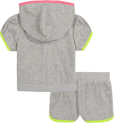 Vista 2 de Juicy Couture Conjunto de 2 piezas con capucha Loop Terry para niños