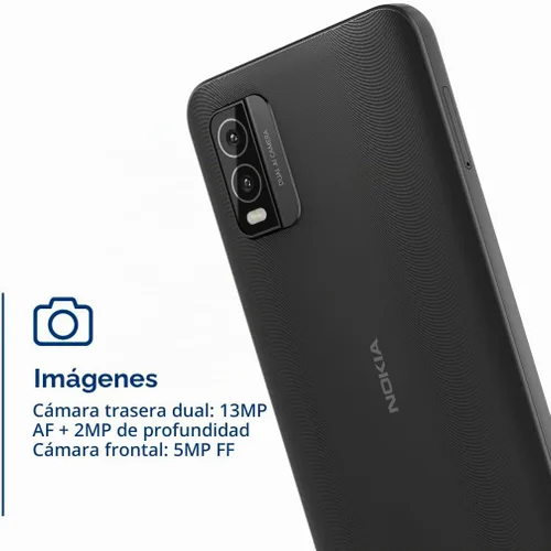 Vista 4 de Nokia C210 T-Mobile, AT&T, Cricket Android 13 Smartphone desbloqueado Batería para todo el día Versión estadounidense 3/32 GB Pantalla