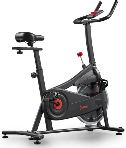 Vista 8 de Sunny Health & Fitness Smart Magnetic Indoor Cycling Bike, Stationary Exercise Cardio Equipment, Free SunnyFit Training App