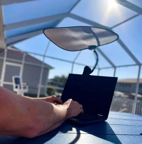 Vista 4 de TopShade Parasol para portátil - Flexible, ajustable y portátil