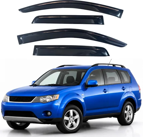 Vista 295 de Visera de ventana IG para Ford Focus Sedán y Hatchback 2012-2018, Protector de ventana lateral para lluvia y viento estilo Mugen, extra duradero