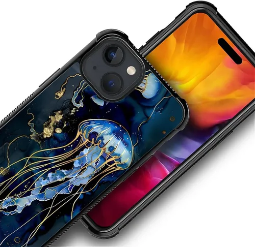 Vista 512 de Funda compatible con iPhone 15, diseño de elefantes africanos, diseño increíble a prueba de golpes, antiarañazos, carcasa trasera de policarbonato