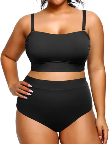 Vista 5 de Tempt Me Traje de baño de dos piezas para mujer de talle alto