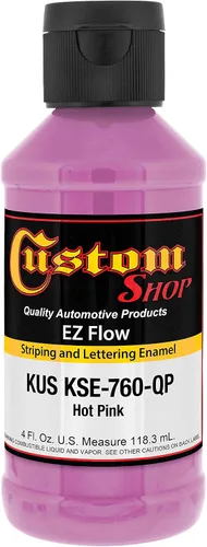 Vista 6 de Custom Shop KSE755-QP - Pintura esmaltada EZ Flow a rayas y letras de oro 23K, 4 onzas