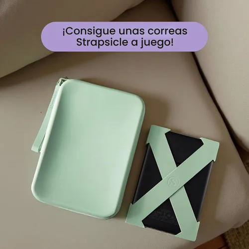 Vista 6 de Strapsicle Funda de silicona para Kindle y lectores electrónicos – Bolso multiusos para teléfono, billetera y llaves – Se ajusta a Paperwhite 2024