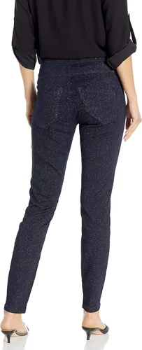 Vista 2 de HUE Leggings de mezclilla Sparkle Tux para mujer