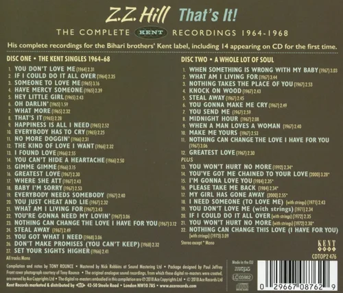 Vista 2 de That's It! The Complete Kent Recordings 1964-1968