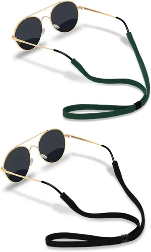 Vista 11 de Correa de gafas (2 piezas) Correa de gafas deportivas Retenedor ajustable de gafas de sol para hombres mujeres