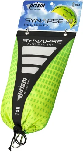 Vista 3 de Prism Kite Technology Synapse 140 Dual-line Parafoil Kite - an Ideal Entry Level Kite for Kids and Adults to Dual-line Kiting, Cilantro