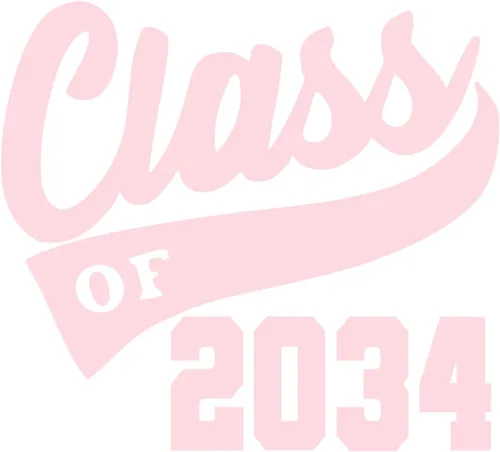 Vista 27 de Adhesivo de graduación para planchar en la clase de 2034, calcomanía para camiseta de secundaria, parche de graduación HTV para graduados