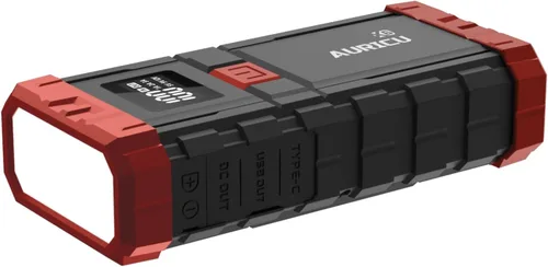 Vista 9 de X6 1600A Jump Starter Paquete de refuerzo de batería de litio de 12 V, caja de salto portátil, banco de energía y cables de puente para motores