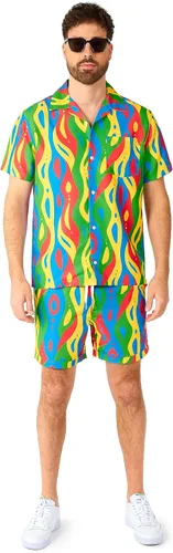 Vista 94 de Opposuits Traje de baño combinado de verano - Conjunto de dos piezas a juego para hombre - Ropa de natación de playa