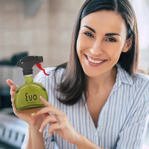 Vista 6 de Evo botella pulverizadora de aceite, sin aerosol, para aceites de oliva de cocina
