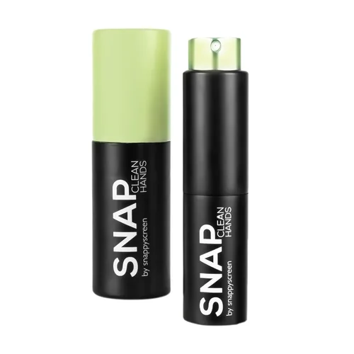 Vista 6 de SNAP Wellness On the Go - Desinfectante de manos tamaño de viaje, 0.5 onzas líquidas, 300 aerosoles por catridge, desinfectante líquido recargable