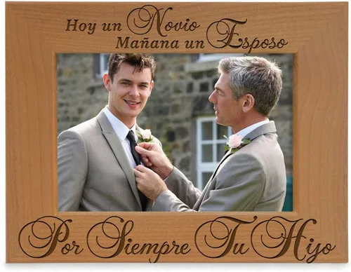 Vista 11 de KATE POSH - Regalos en español para madre del novio, regalos en español para padre del novio, regalos en español Hoy un Novio, regalos de boda