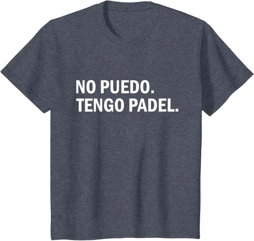 Vista 71 de Camiseta de jugador divertido No Puedo Tengo Padel Hobby