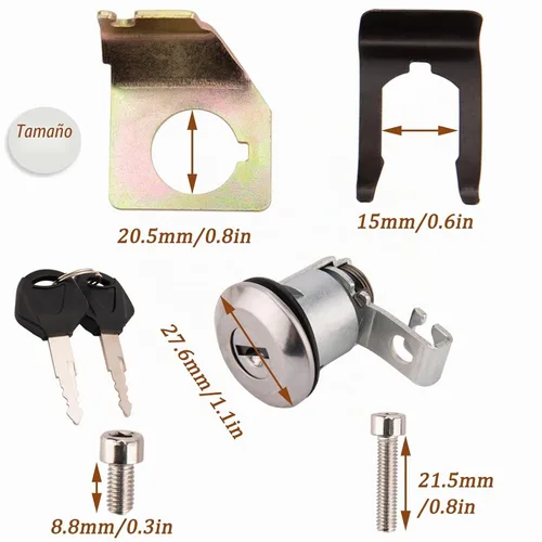 Vista 6 de Interruptor de encendido R6 compatible con Yamaha YZF R1 R6 Llave de Encendido 1992-2012 Tapa de Gas Cubierta de Bloqueo de Asiento Juego de llaves