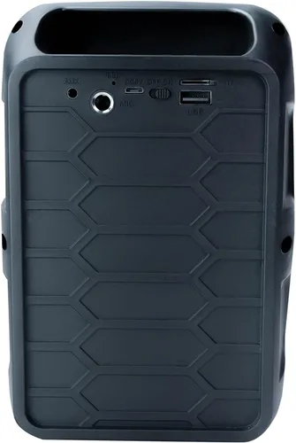 Vista 8 de QFX BT-60-BK Altavoz Bluetooth de 4 "con luces LED - Negro