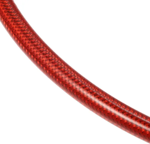 Vista 7 de X AUTOHAUX 19.7 in 19.69 "Longitud 0.394 in ID motocicleta freno hidráulico tubo manguera aceite 28 ° 0 ° cable trenzado de acero inoxidable
