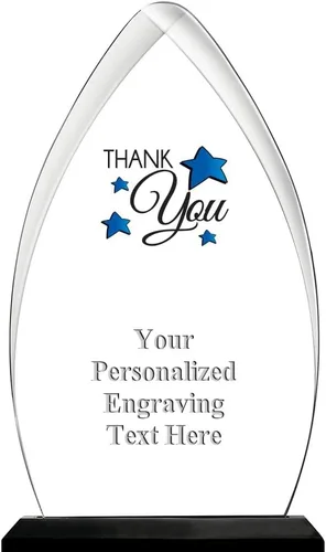 Vista 25 de Crown Awards Premio acrílico personalizado de 9.25 pulgadas de Gateway Skyline