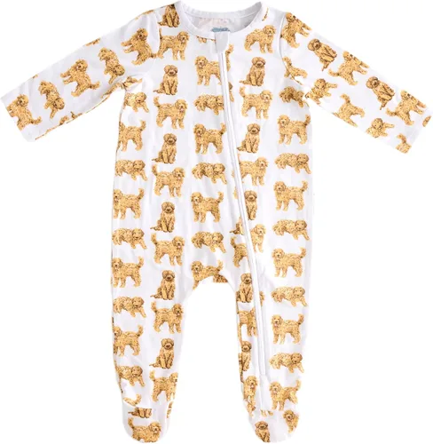Vista 8 de Mud Pie Cama unisex para bebé de raza de perro