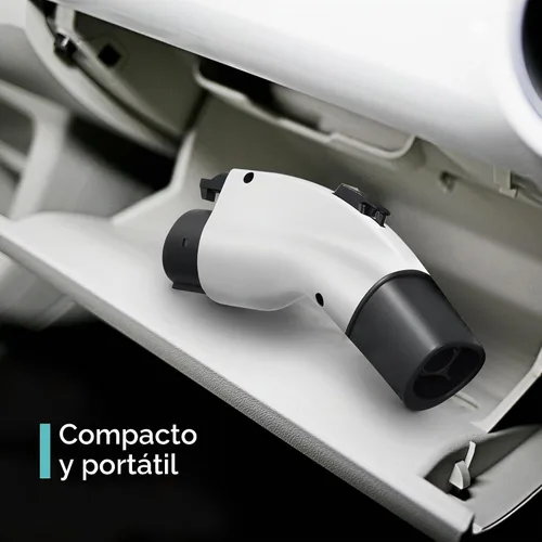 Vista 7 de Lectron Adaptador de carga Tesla a J1772 EV - Convertidor NACS, 48 Amp y 250V, compatible con conectores Tesla de alta potencia, cargadores