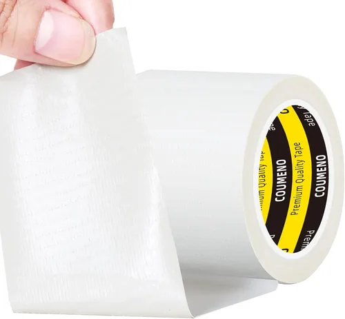 Vista 11 de Cinta de sellado de COUMENO para tope resistente 0.2inX0.4inX33FT adhesiva impermeable para puertas y ventanas, perfecta para bloquear corrientes