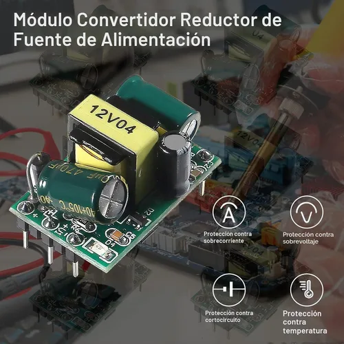 Vista 4 de 6 unids AC-DC Precision Buck Módulo de fuente de alimentación 12V 400mA Interruptor aislado Fuente de alimentación Buck Convertidor AC 110V