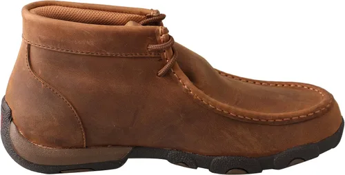 Vista 3 de Twisted X Womens Chukka Driving Moc, Distressed Saddle