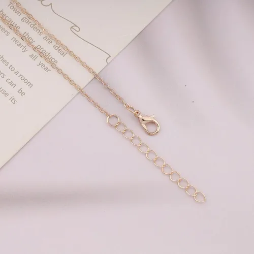 Vista 7 de Allereyae Collar con colgante de barra larga vintage en forma de V, collar de barra en Y Lariat, joyería para mujeres y niñas, Zinc, No es una