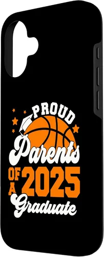 Vista 2 de iPhone 16 Parents of a 2025 Graduate Senior Graduation Basketball Case