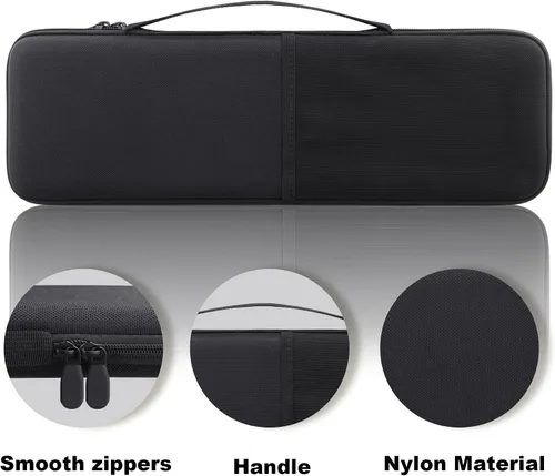 Vista 5 de Funda rígida de reemplazo co2CREA para teclado Apple Magic con Touch ID y teclado numérico + ratón Apple Magic (Funda negra)