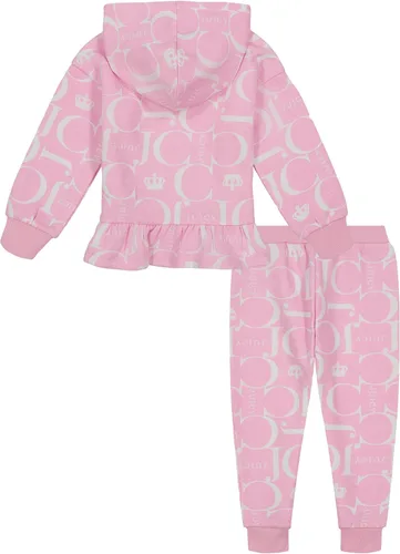 Vista 2 de Juicy Couture baby-girls 2 Piece Fleece Hooded Jog SetBaby and Toddler Layette Set