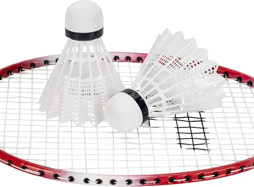 Vista 7 de Franklin Sports Badminton Racket + Birdie Set - Replacement Badminton Equipment for Kids + Adults - 2 Player - 4 Player Badminton Racket Sets Rojo