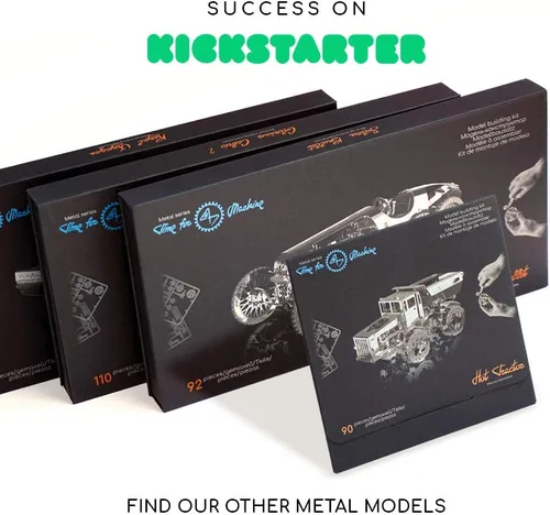 Vista 7 de Rompecabezas de metal 3D para adultos, estuche de metal perfecto con mecanismo de apertura, kit de bricolaje de metal, hermosa funda de metal