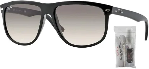 Vista 2 de Ray-Ban RB4147 Sunglasses For Men For Women BUNDLE with Designer iWear Complimentary Eyewear Care Kit